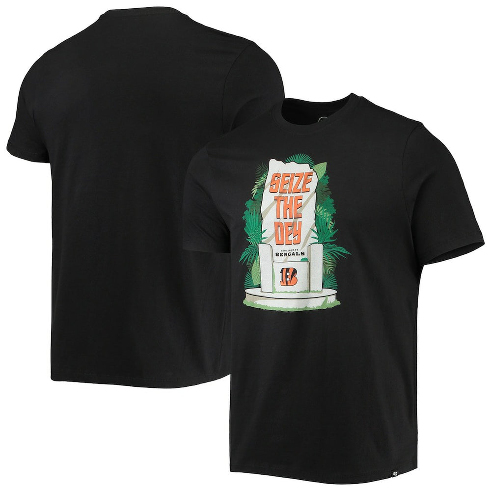 Cincinnati Bengals '47 Logo Super Rival T-Shirt - Black - 47 brand