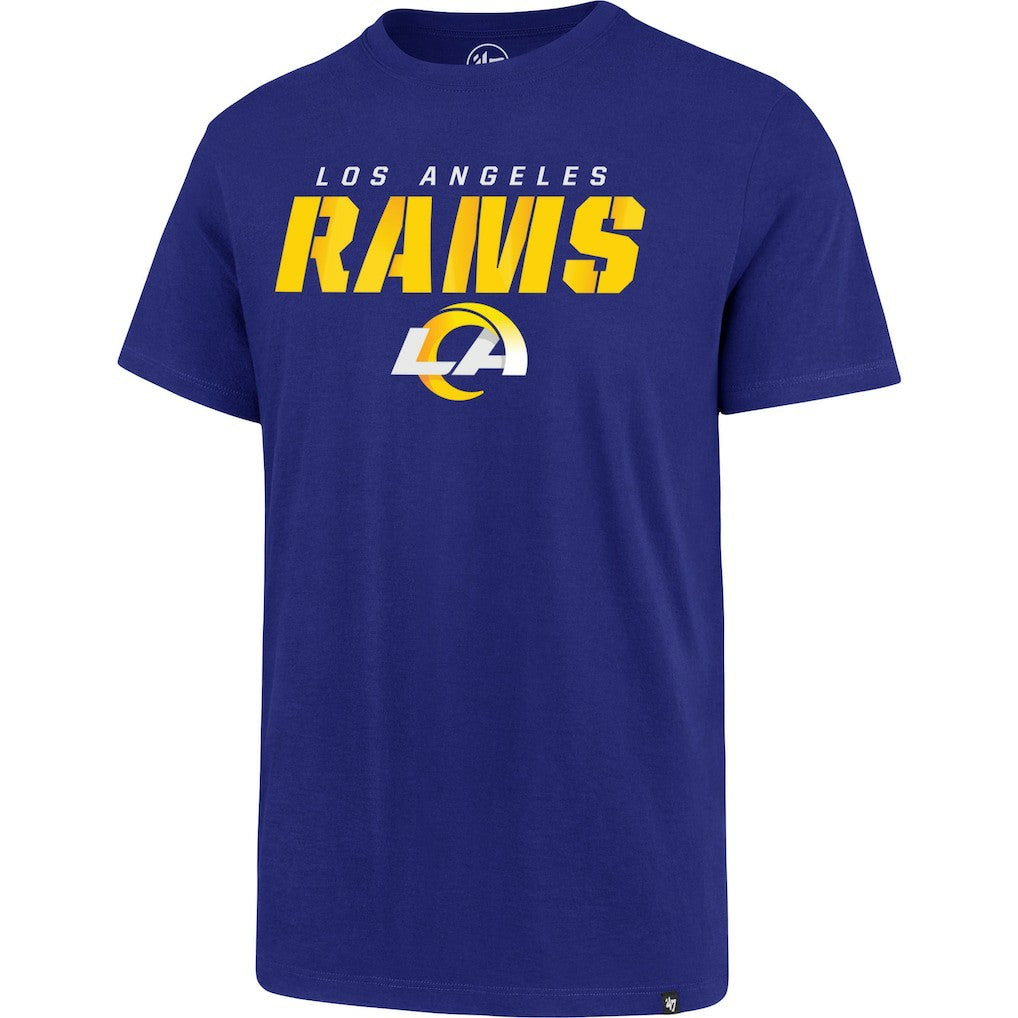 Los Angeles Rams '47 Logo Traction Super Rival T-Shirt - Royal - 47 brand