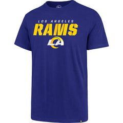Los Angeles Rams '47 Logo Traction Super Rival T-Shirt - Royal - 47 brand