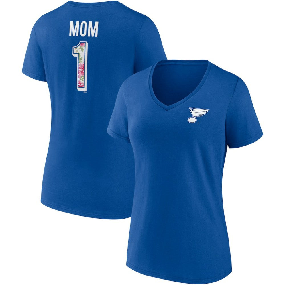 St. Louis Blues Fanatics Women's Team Mother's Day V-Neck T-Shirt - Blue | Fanatics near me