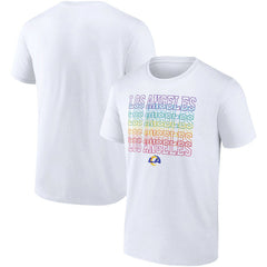 Los Angeles Rams City Pride Team T-Shirt - White - Fanatics