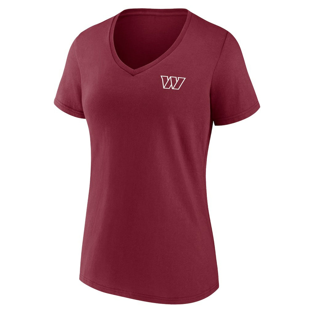 Washington Commanders Women's Team Mother's Day V-Neck T-Shirt - Burgundy - Fanatics