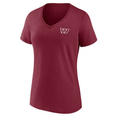 Washington Commanders Women's Team Mother's Day V-Neck T-Shirt - Burgundy - Fanatics