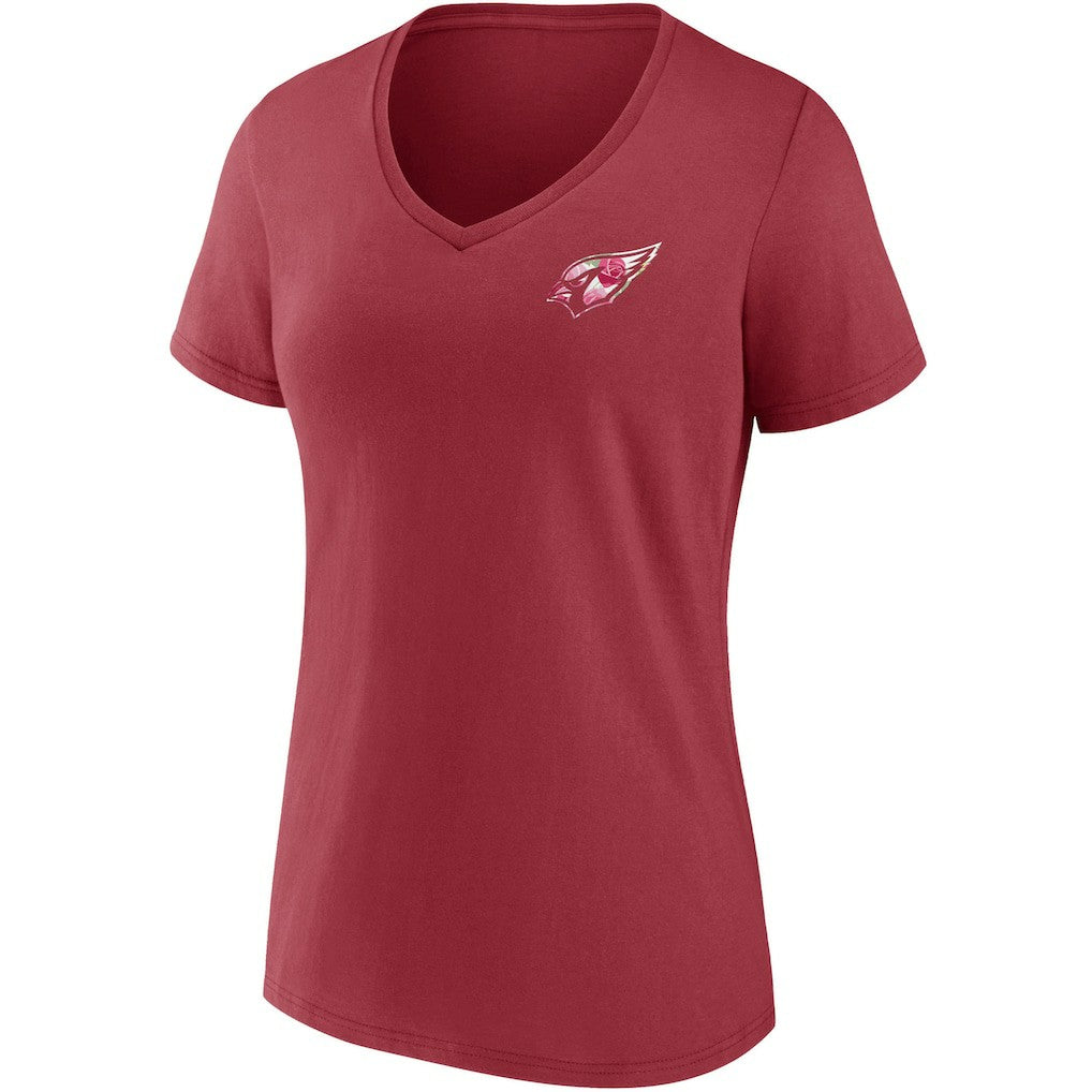 Arizona Cardinals Women's Team Mother's Day V-Neck T-Shirt - Cardinal - Fanatics