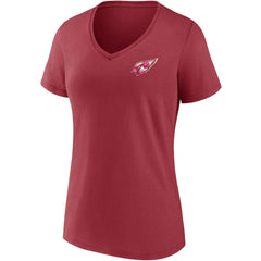 Arizona Cardinals Women's Team Mother's Day V-Neck T-Shirt - Cardinal - Fanatics
