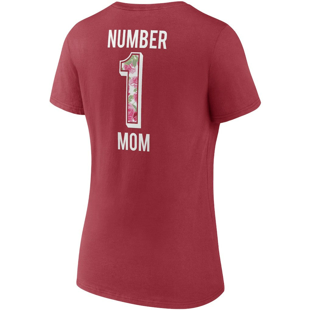 Arizona Cardinals Women's Team Mother's Day V-Neck T-Shirt - Cardinal - Fanatics