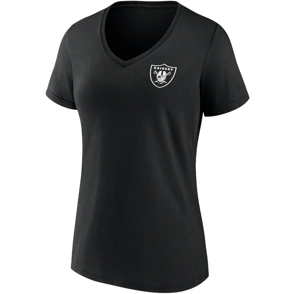 Las Vegas Raiders Women's Team Mother's Day V-Neck T-Shirt - Black - Fanatics