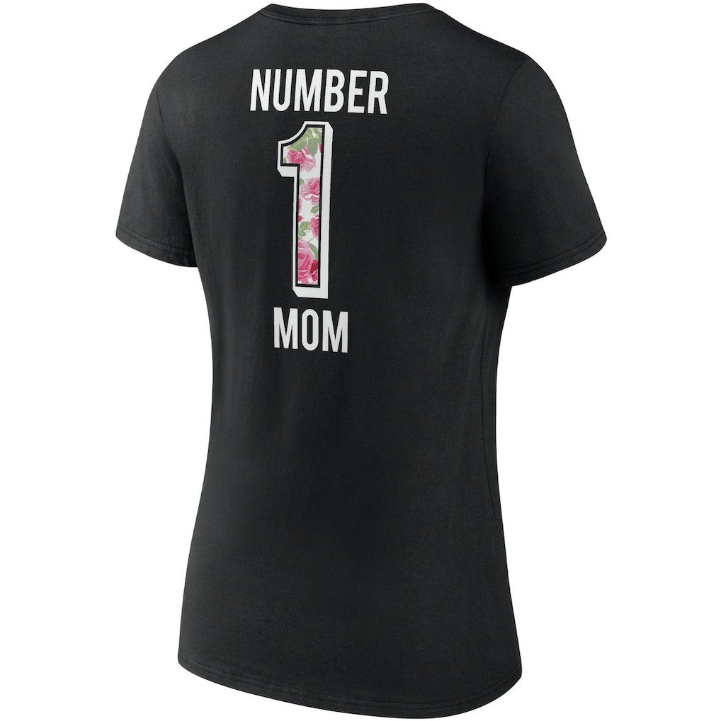 Las Vegas Raiders Women's Team Mother's Day V-Neck T-Shirt - Black - Fanatics