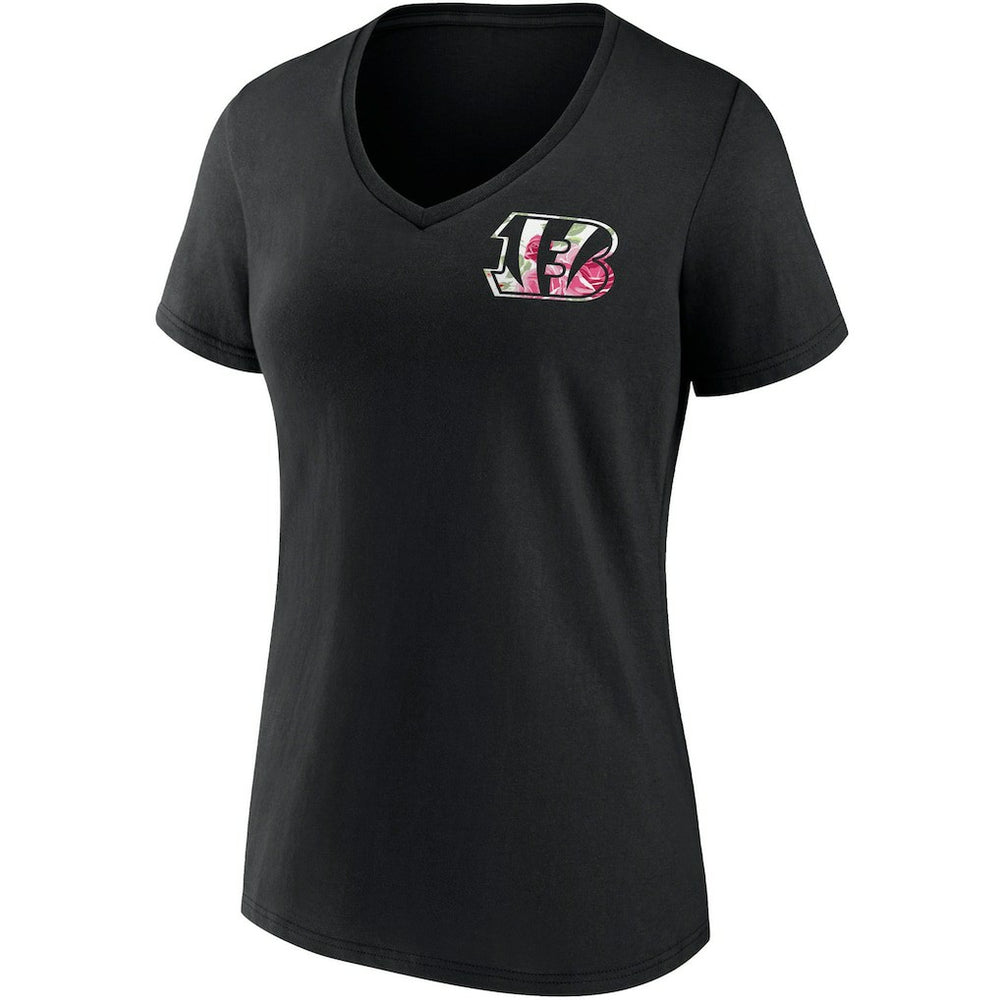 Cincinnati Bengals Women's Team Mother's Day V-Neck T-Shirt - Black - Fanatics