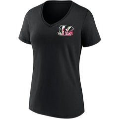 Cincinnati Bengals Women's Team Mother's Day V-Neck T-Shirt - Black - Fanatics