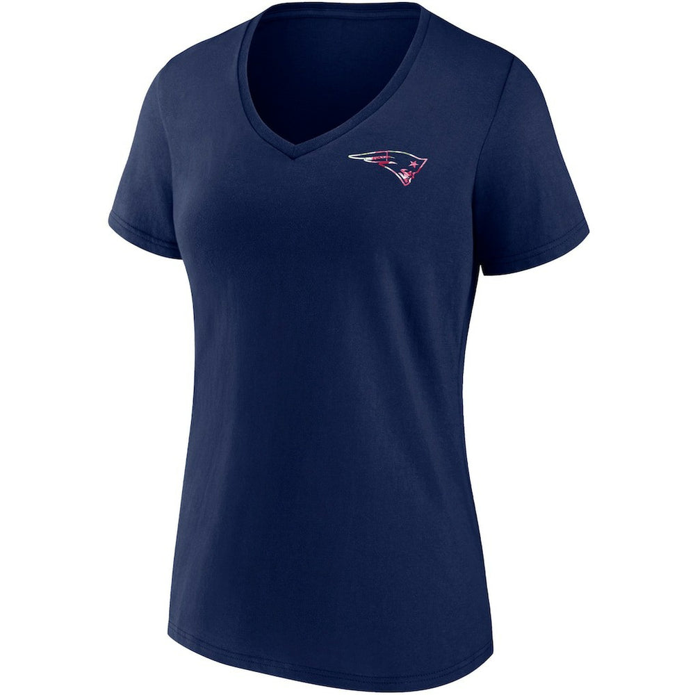 New England Patriots Women's Team Mother's Day V-Neck T-Shirt - Navy - Fanatics