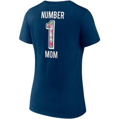 Chicago Bears Women's Team Mother's Day V-Neck T-Shirt - Navy - Fanatics