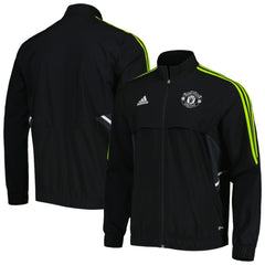 Adidas - Manchester United Presentation AEROREADY Full-Zip Jacket - Black