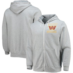Washington Commanders NFL x Darius Rucker Collection Sponge Fleece Full-Zip Hoodie - Heathered Gray - Fanatics