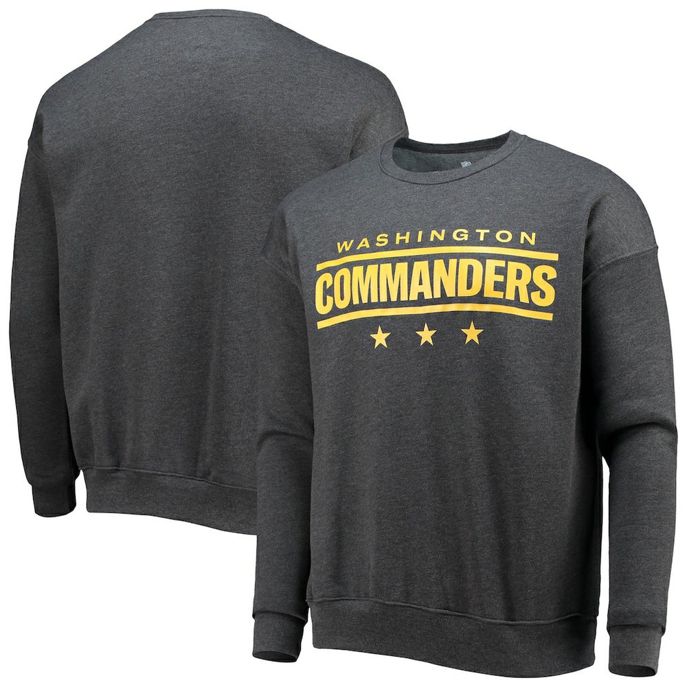 Washington Commanders NFL x Darius Rucker Collection Star Sponge Fleece Pullover Sweatshirt - Charcoal - Fanatics
