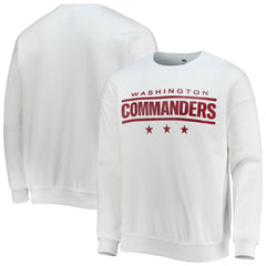 Washington Commanders NFL x Darius Rucker Collection Star Sponge Fleece Pullover Sweatshirt - White - Fanatics