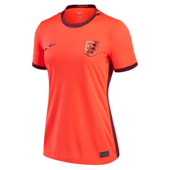 Nike - England Women's National Team Women's 2022/23 Away Replica Blank Jersey - Red