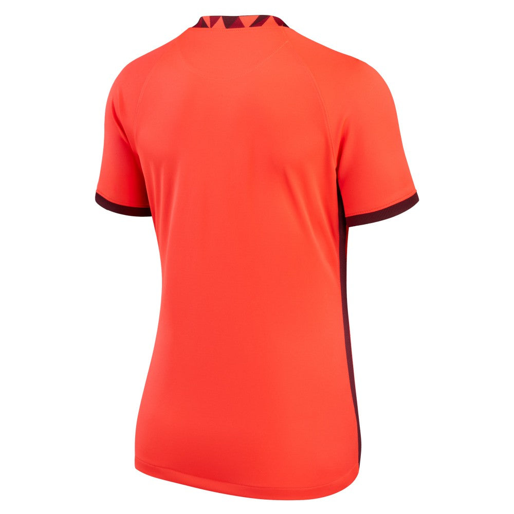 Nike - England Women's National Team Women's 2022/23 Away Replica Blank Jersey - Red