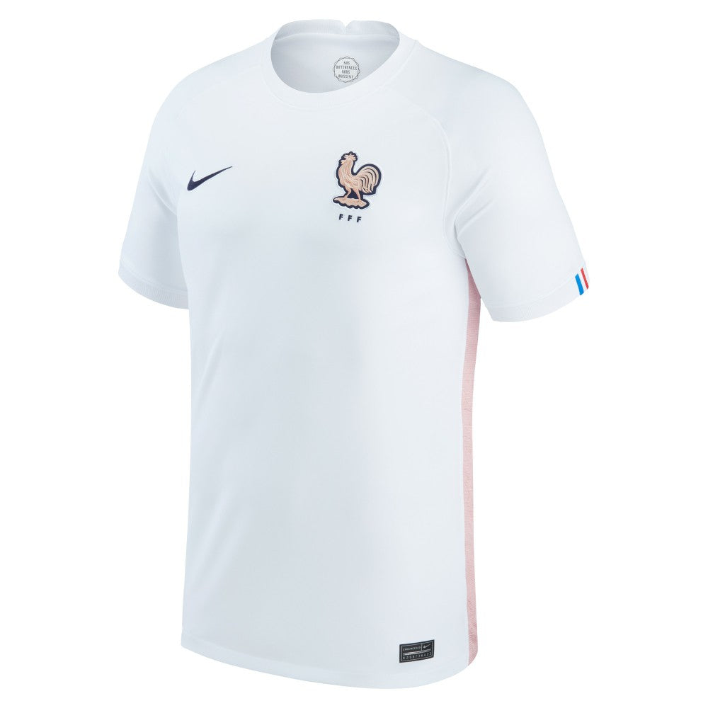 Nike - France Women's National Team 2022/23 Away Replica Blank Jersey - White