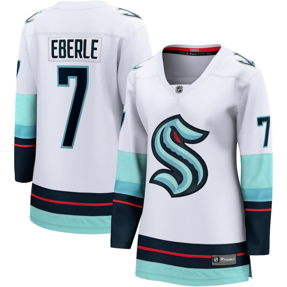 Jordan Eberle Seattle Kraken Fanatics Women's Away Breakaway Jersey - White | Fanatics sale