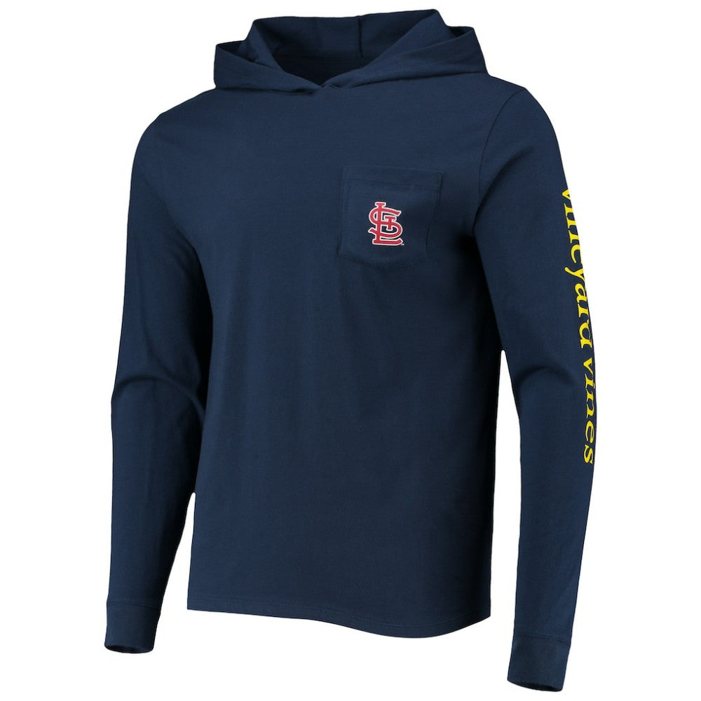 St. Louis Cardinals Vineyard Vines Long Sleeve Hoodie T-Shirt for sale
