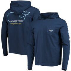 Tampa Bay Rays Vineyard Vines Long Sleeve Hoodie T-Shirt Discount