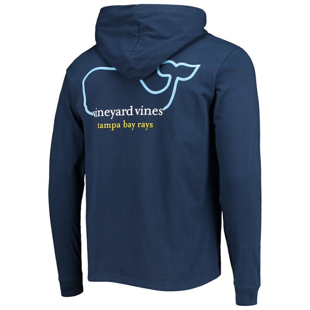 Tampa Bay Rays Vineyard Vines Long Sleeve Hoodie T-Shirt Discount
