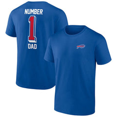 Buffalo Bills Number One Dad T-Shirt - Royal - NFL