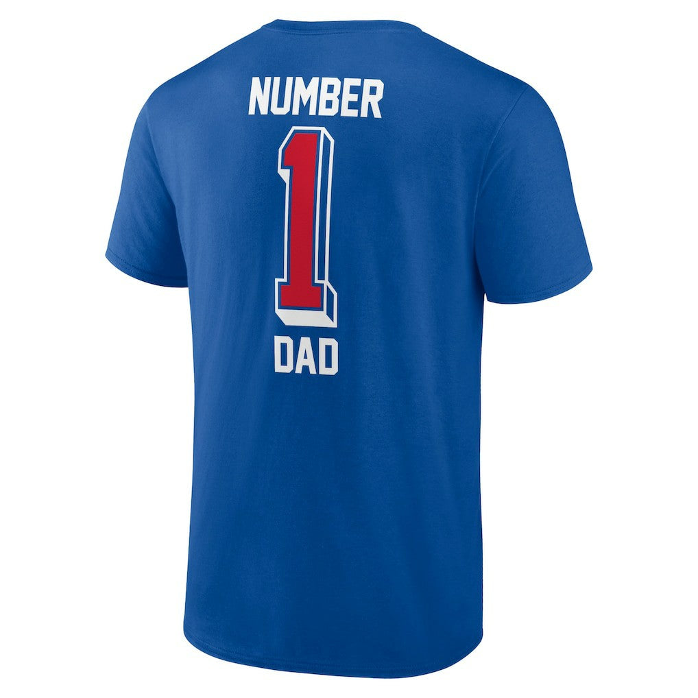 Buffalo Bills Number One Dad T-Shirt - Royal - NFL