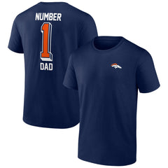 Denver Broncos Number One Dad T-Shirt - Navy - NFL
