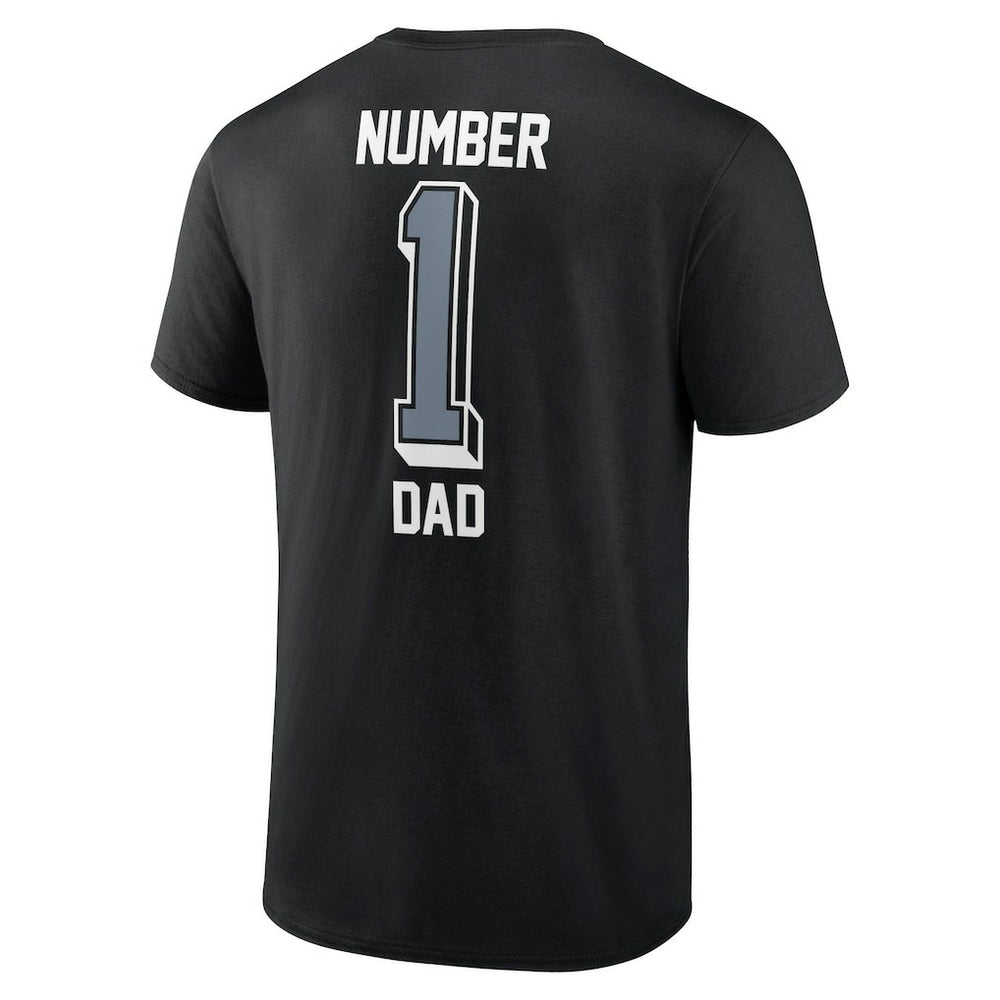 Las Vegas Raiders Number One Dad T-Shirt - Black - NFL