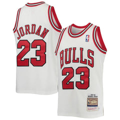 Mitchell & Ness Michael Jordan Chicago Bulls Youth 1997/98 Hardwood Classics Authentic Jersey White