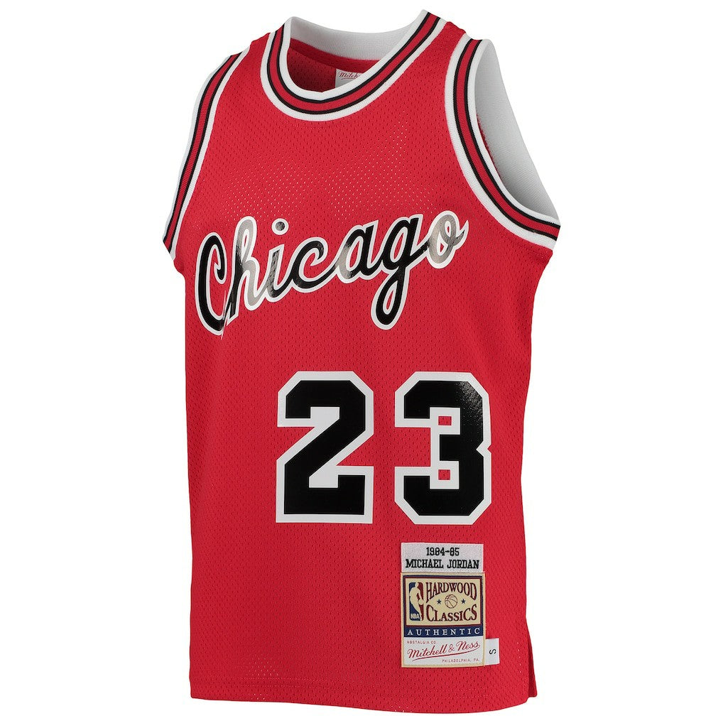 Mitchell & Ness Michael Jordan Chicago Bulls Youth 1984/85 Hardwood Classics Authentic Jersey Red