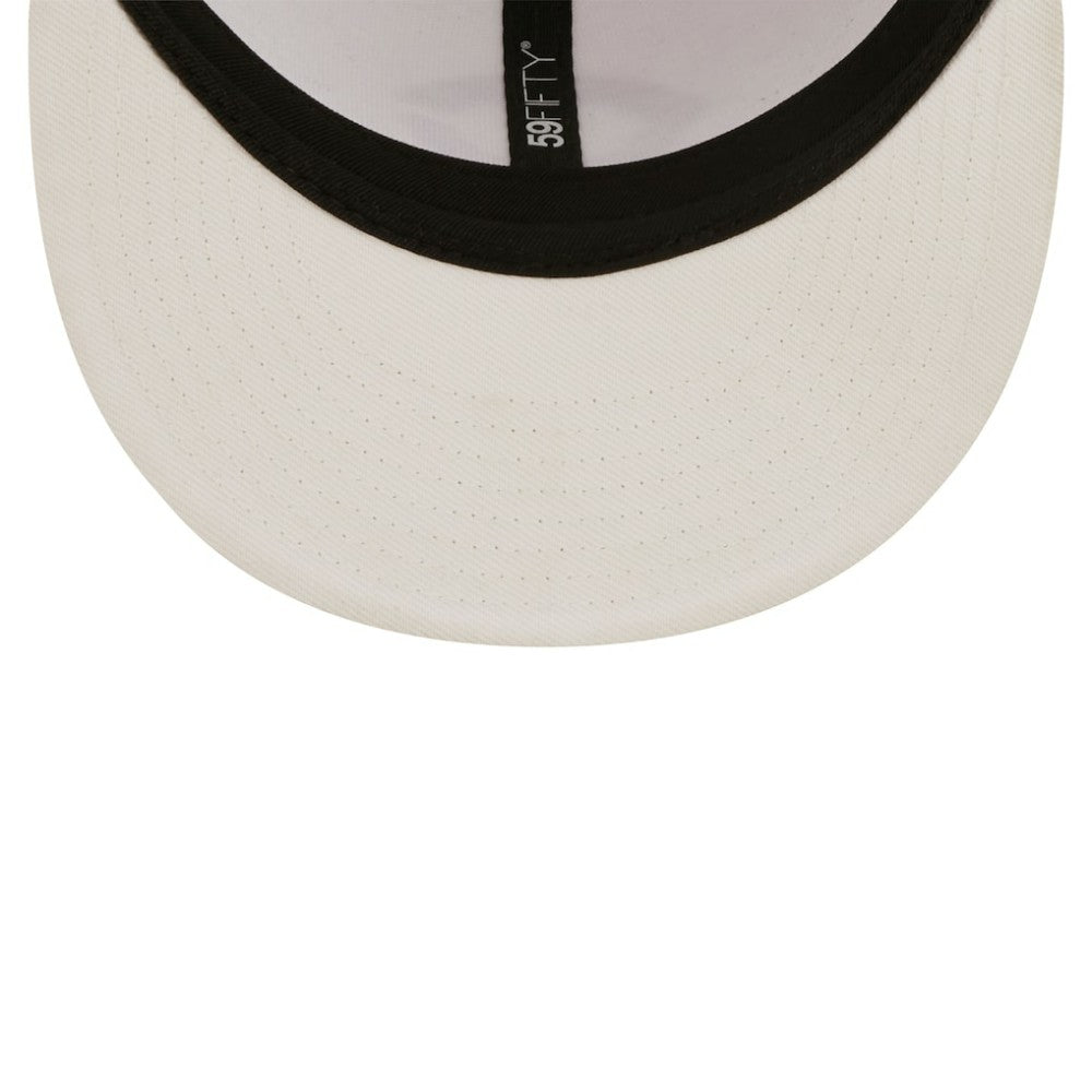 Cincinnati Reds New Era White on White 59FIFTY Fitted Hat Online