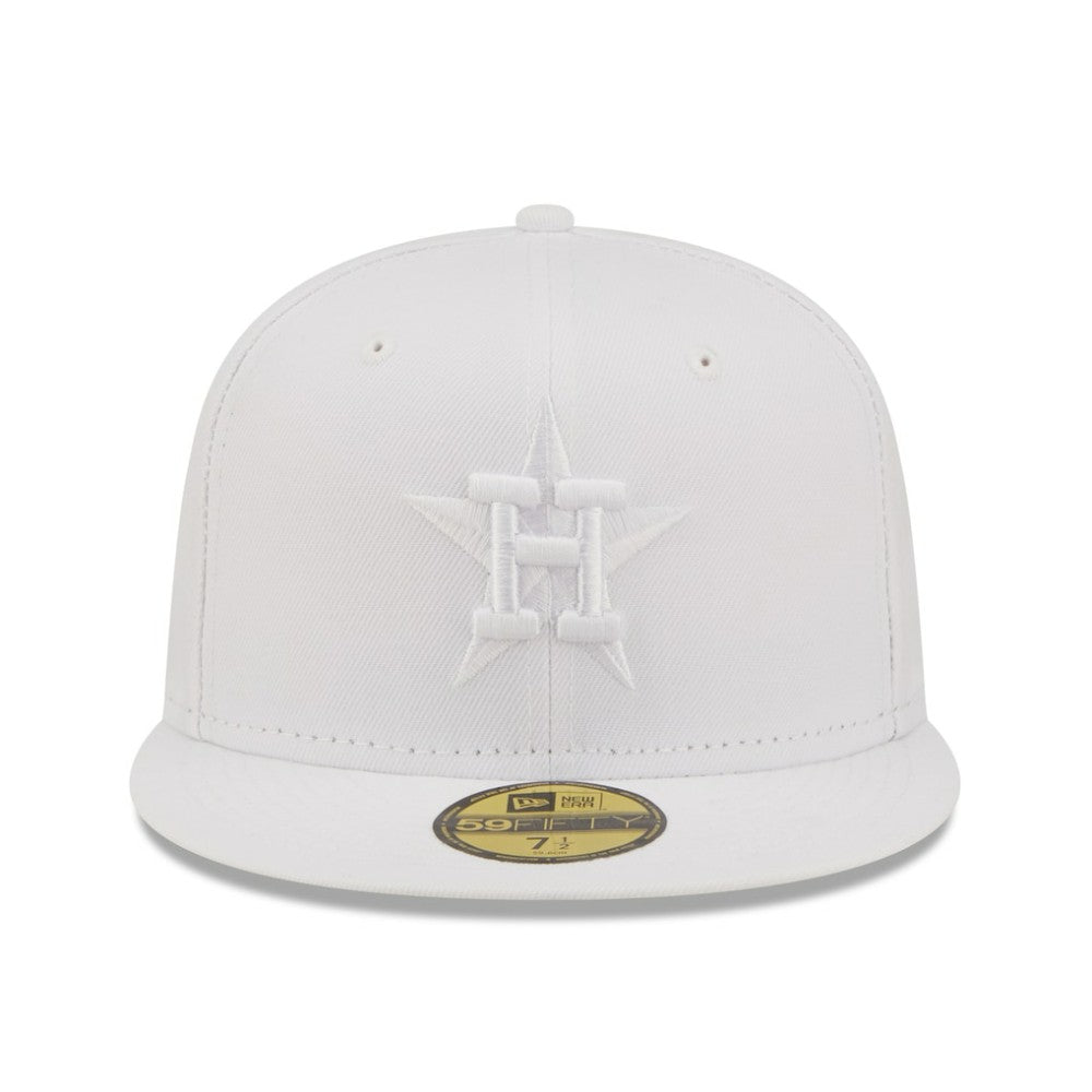 Houston Astros New Era White on White 59FIFTY Fitted Hat Online