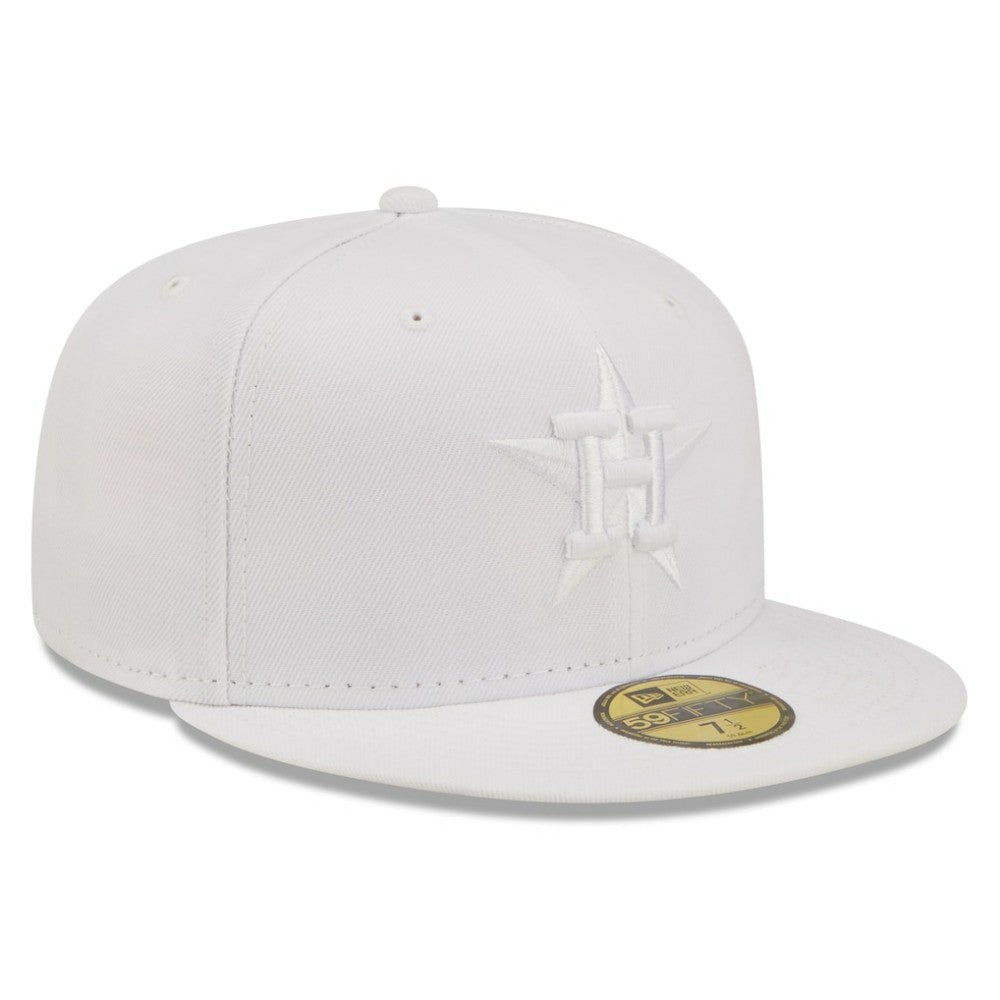 Houston Astros New Era White on White 59FIFTY Fitted Hat Online