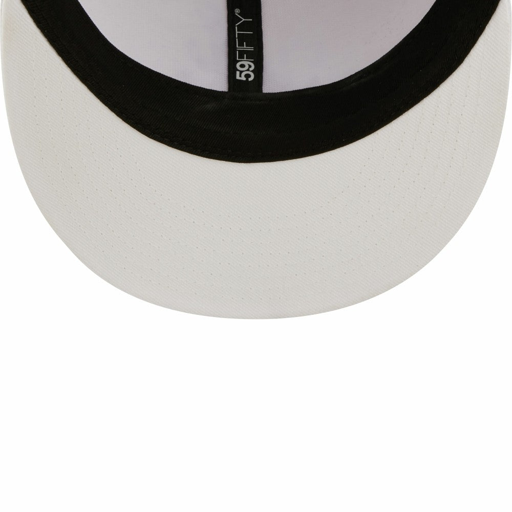 Los Angeles Dodgers New Era White on White 59FIFTY Fitted Hat Online