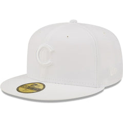 Chicago Cubs New Era White on White 59FIFTY Fitted Hat Near Me
