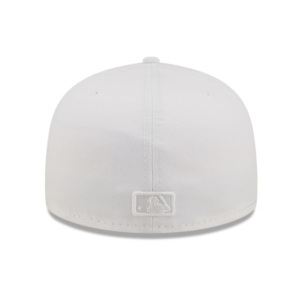 Atlanta Braves New Era White on White 59FIFTY Fitted Hat Online
