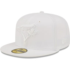 Toronto Blue Jays New Era White on White 59FIFTY Fitted Hat for sale