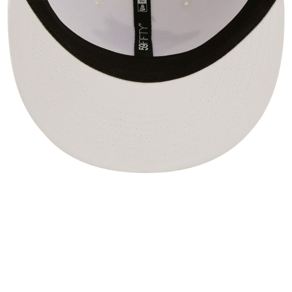 Toronto Blue Jays New Era White on White 59FIFTY Fitted Hat for sale