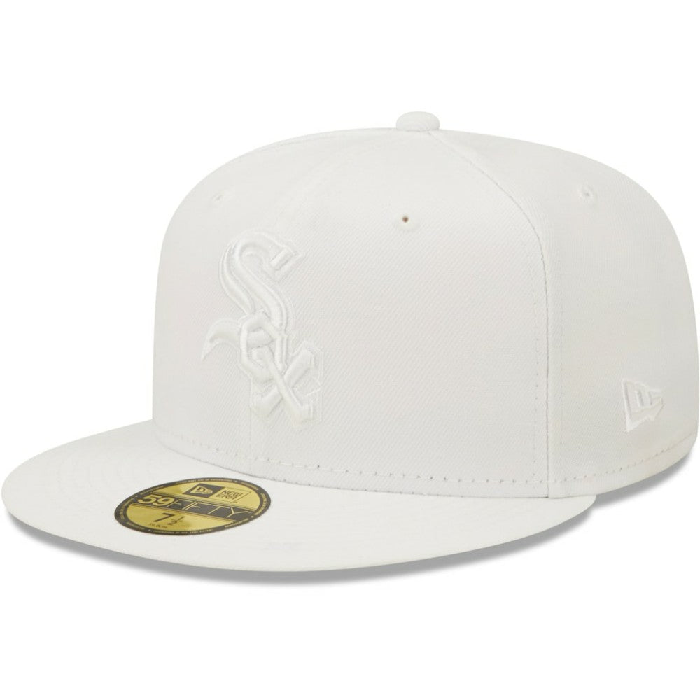 Chicago White Sox New Era White on White 59FIFTY Fitted Hat Outlet