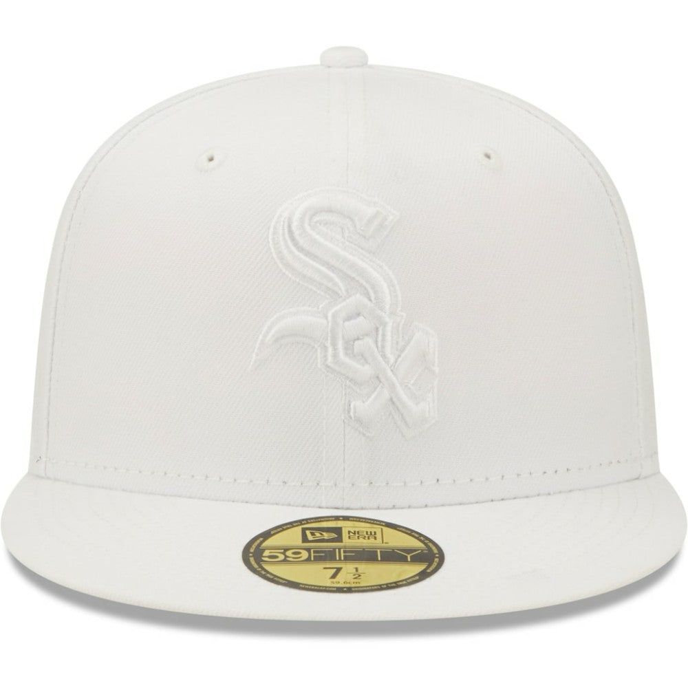 Chicago White Sox New Era White on White 59FIFTY Fitted Hat Outlet
