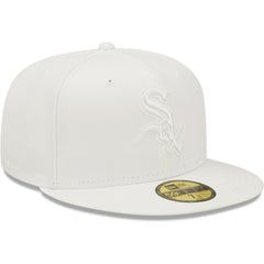 Chicago White Sox New Era White on White 59FIFTY Fitted Hat Outlet