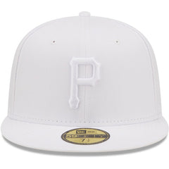 Pittsburgh Pirates New Era White on White 59FIFTY Fitted Hat Online