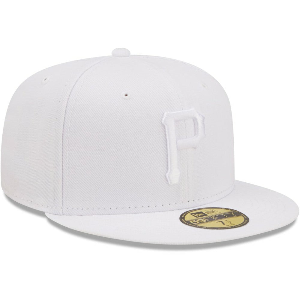 Pittsburgh Pirates New Era White on White 59FIFTY Fitted Hat Online