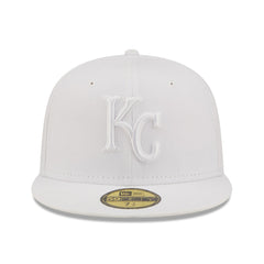 Kansas City Royals New Era White on White 59FIFTY Fitted Hat Online