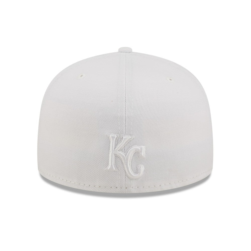 Kansas City Royals New Era White on White 59FIFTY Fitted Hat Online