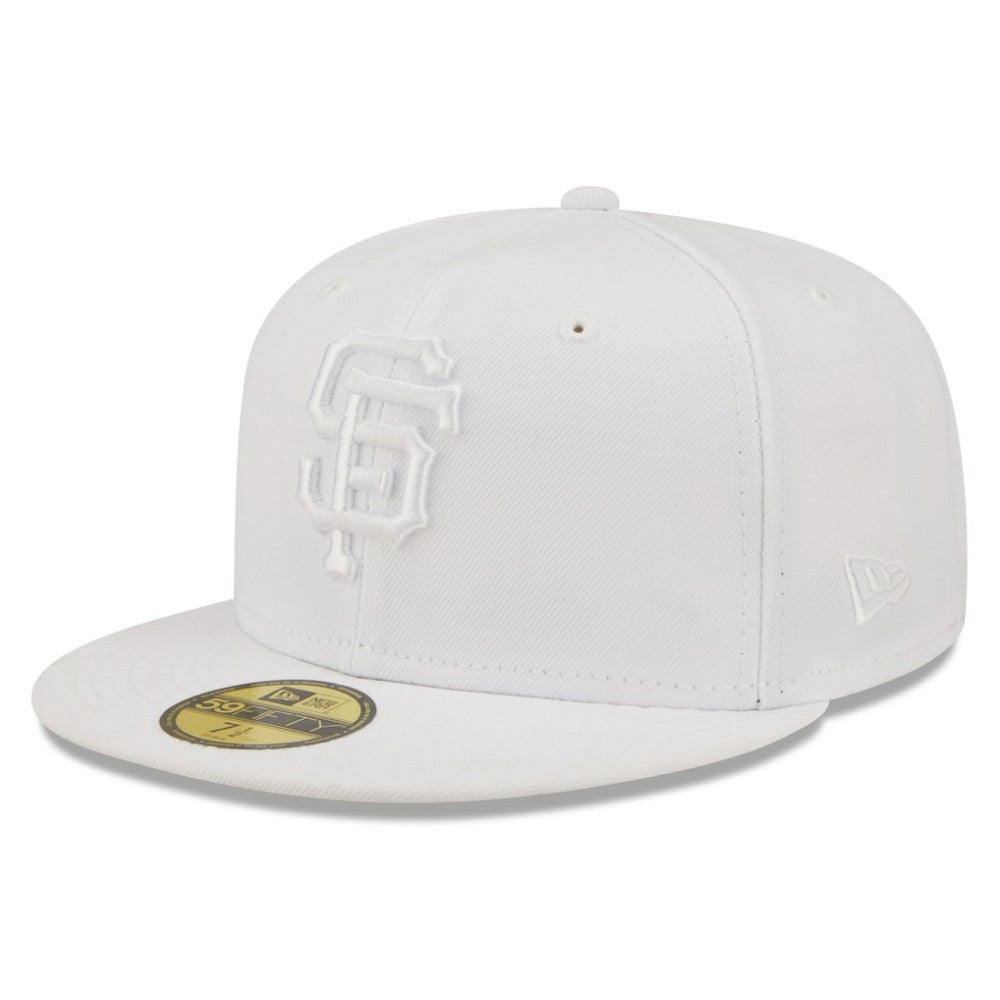 San Francisco Giants New Era White on White 59FIFTY Fitted Hat Sale