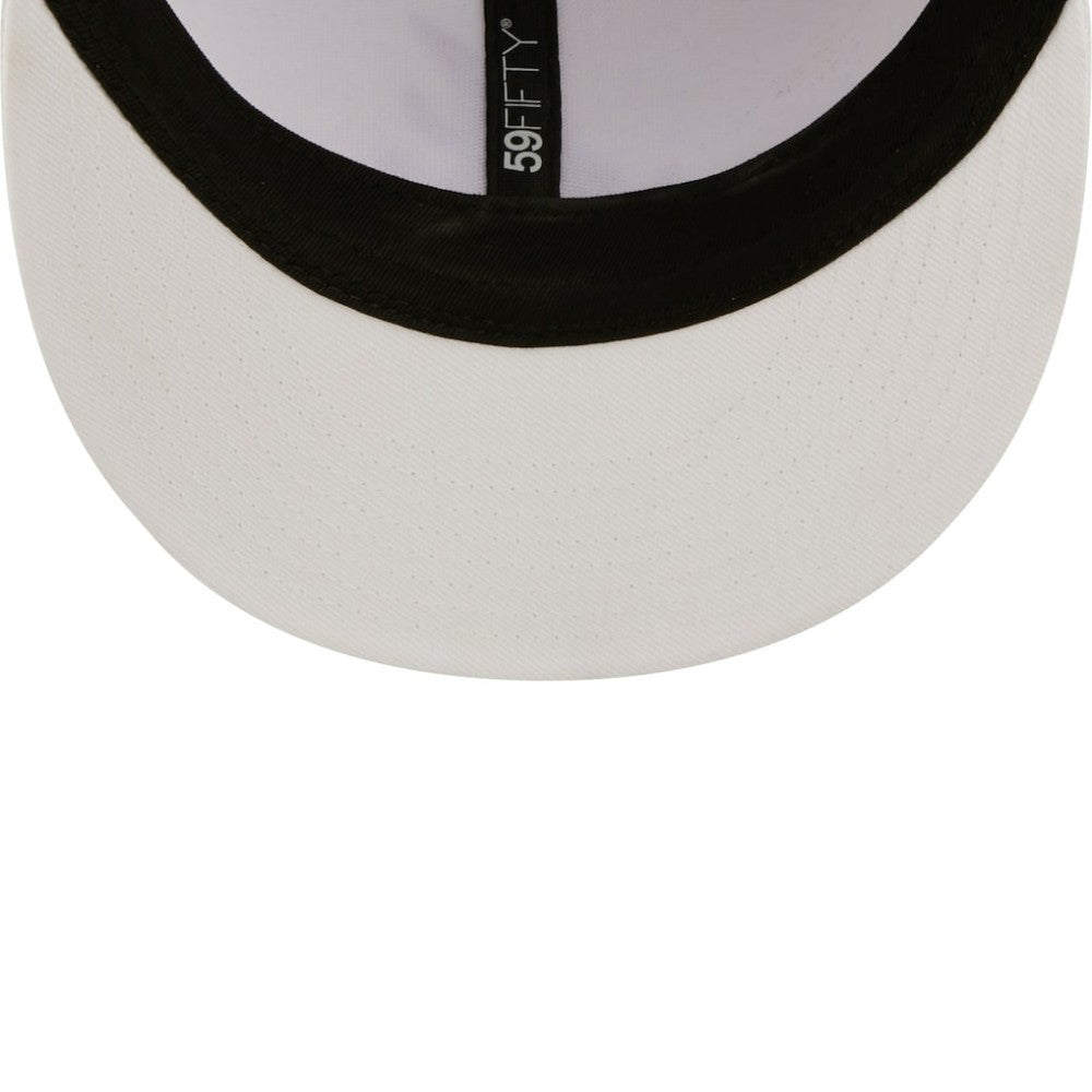 Athletics New Era White on White 59FIFTY Fitted Hat Near Me